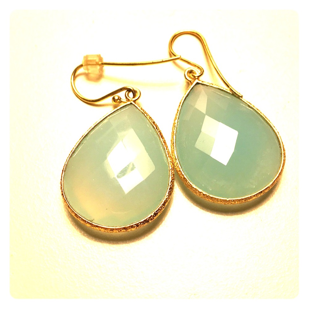 Turquoise and Gold Earrings